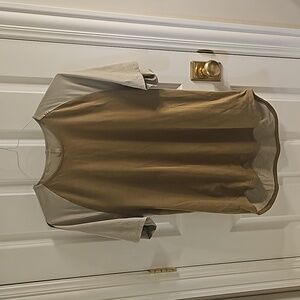 Lululemon workout shirt brown and beige